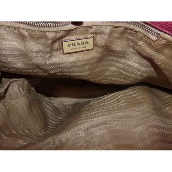 Prada RETRO Hot Pink Leather XL Hobo Satchel Shoulder Bag - Picture 2 of 9